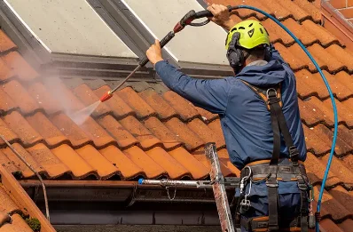 Démoussage et hydrofuge de toiture à Morchain